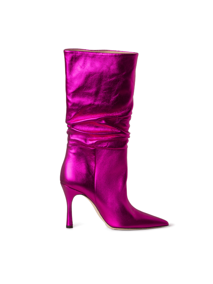 Pink Metallic Axelle Custommade Støvle 36 Custommade
