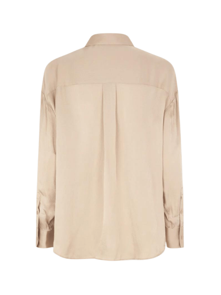 Sandfarvet Second Female Noma Skjorte XS Second Female