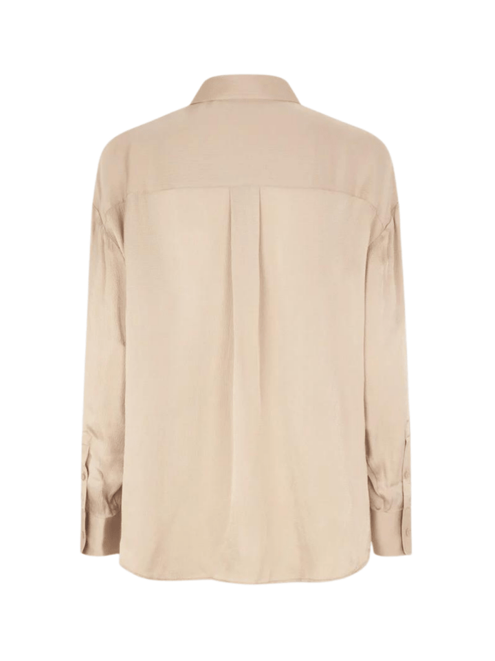 Sandfarvet Second Female Noma Skjorte XS Second Female