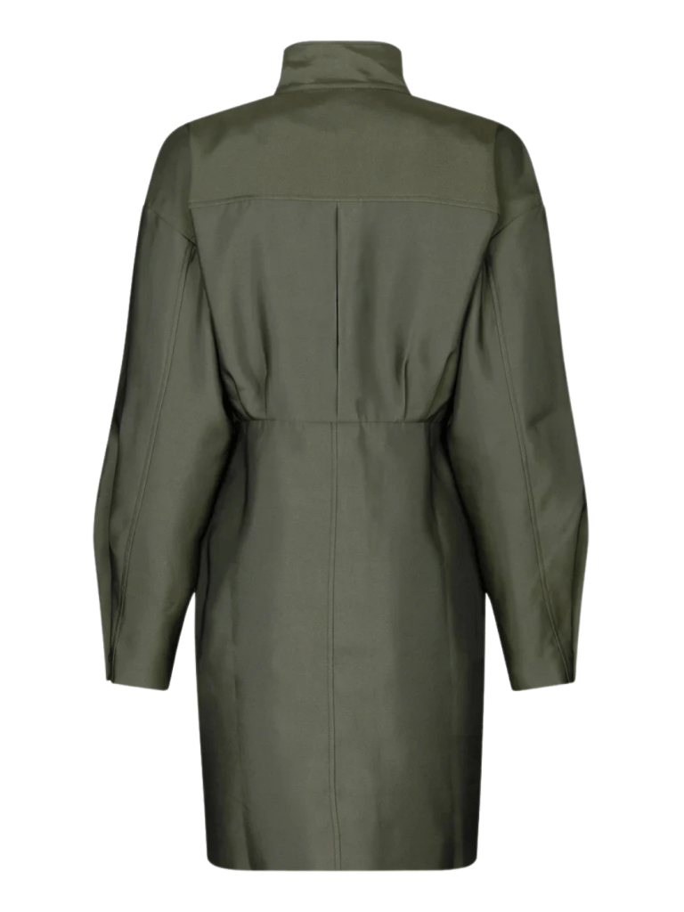 Second Female Armygrøn Elegance New Kjole XS Second Female