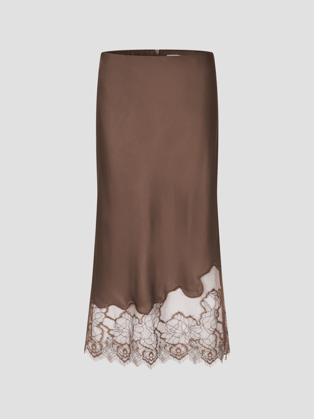 Second Female Brun Wila Lace Midi Nederdel S Second Female