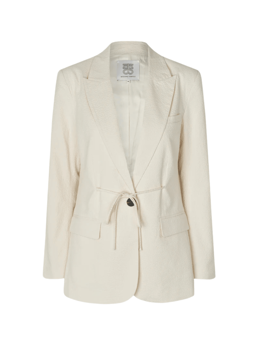 Second Female Cremehvid Wavy Blazer S Second Female