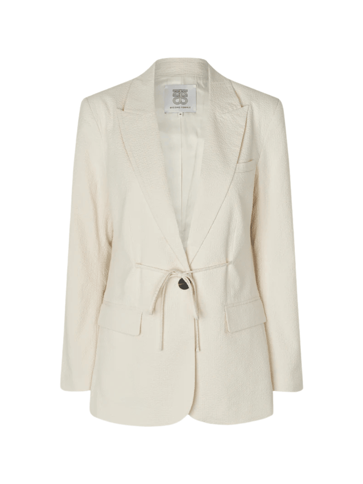 Second Female Cremehvid Wavy Blazer S Second Female