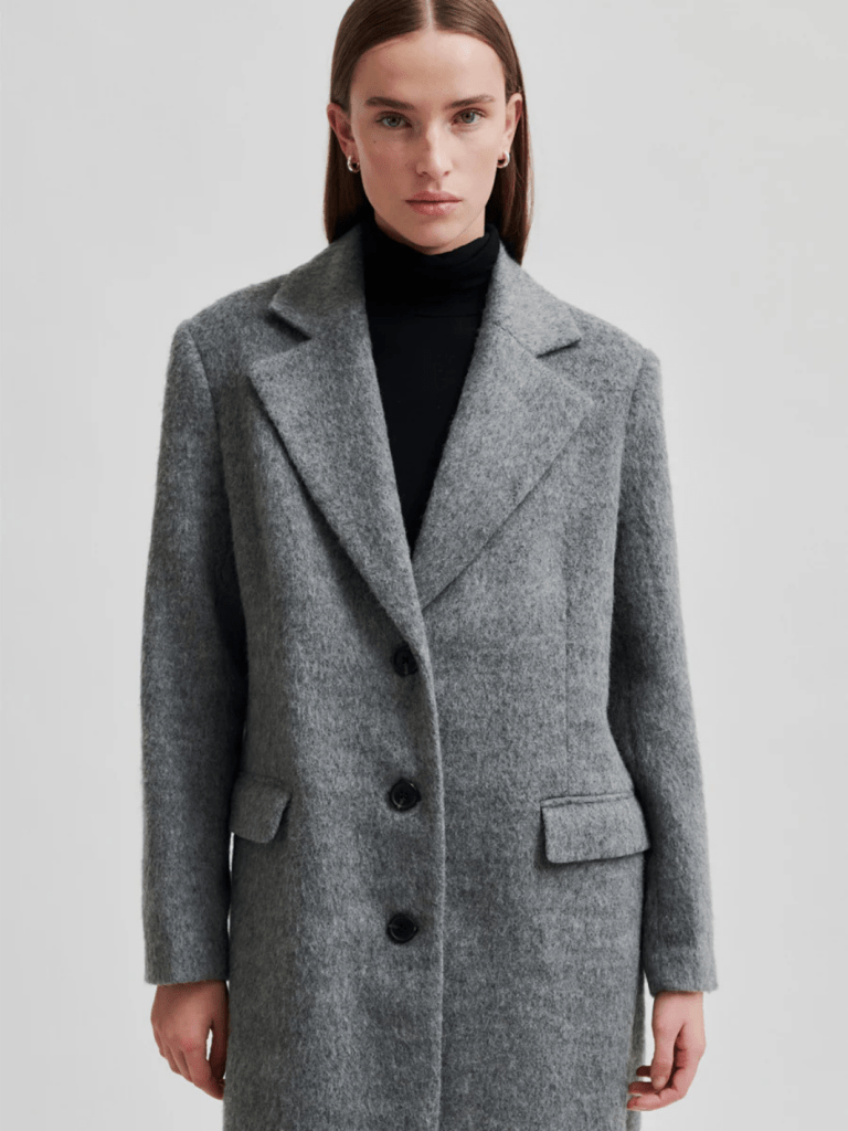 Second Female Grå Sera Frakke S Second Female