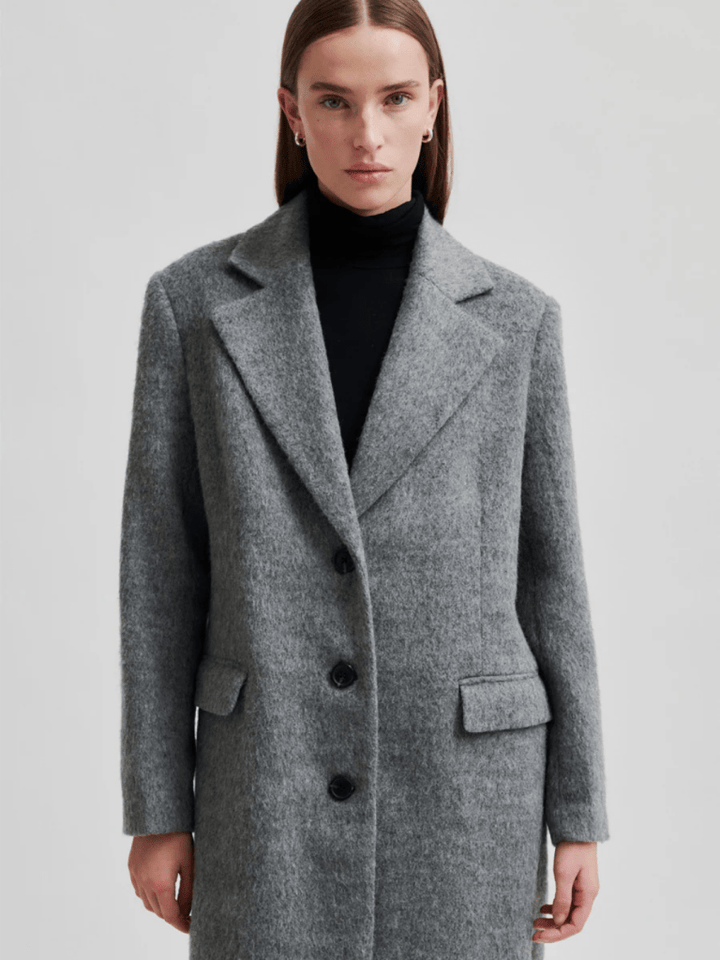 Second Female Grå Sera Frakke S Second Female