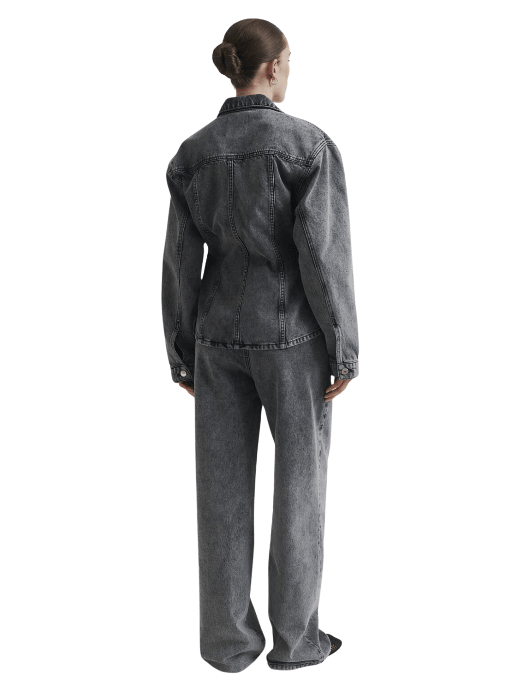Second Female Grå Columdore Denimjakke XS Second Female