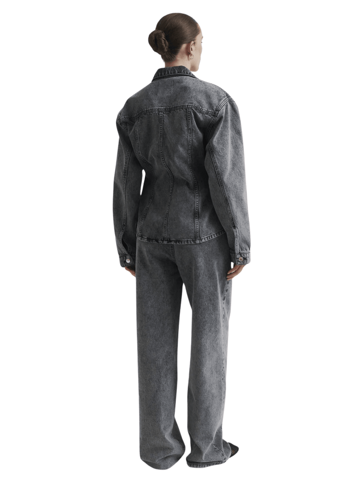 Second Female Grå Columdore Denimjakke XS Second Female