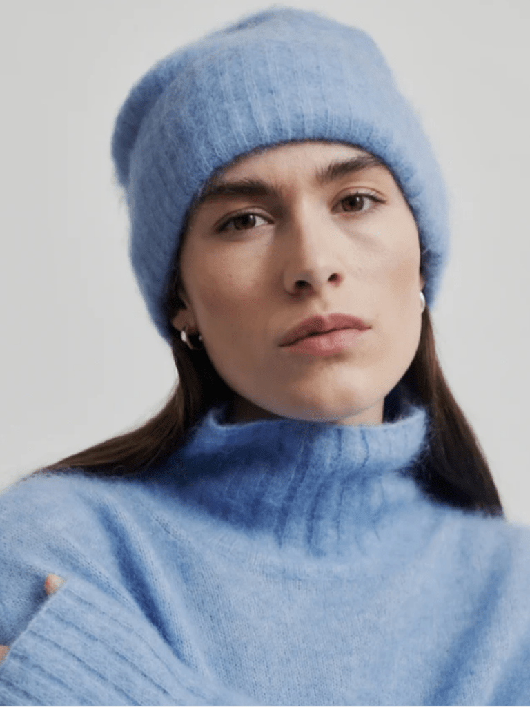 Second Female Lyseblå Snowy Strik Hue ONE SIZE Second Female