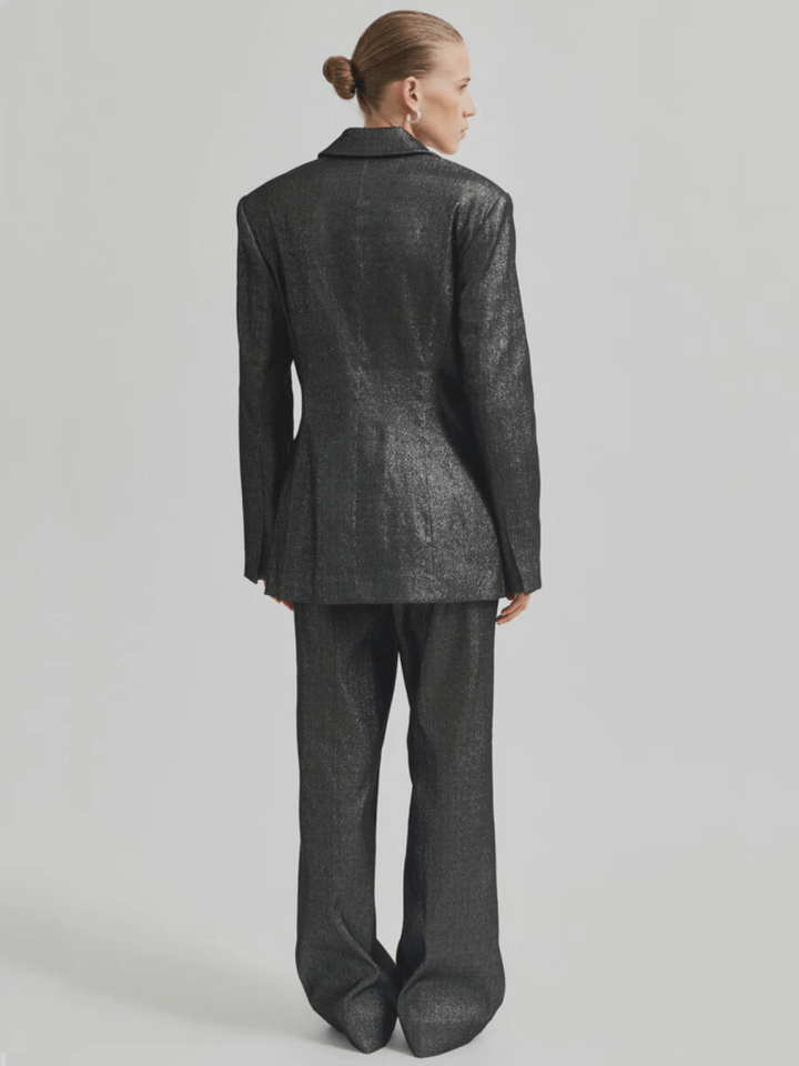 Second Female Sort - Sølv Rave Blazer XS Second Female