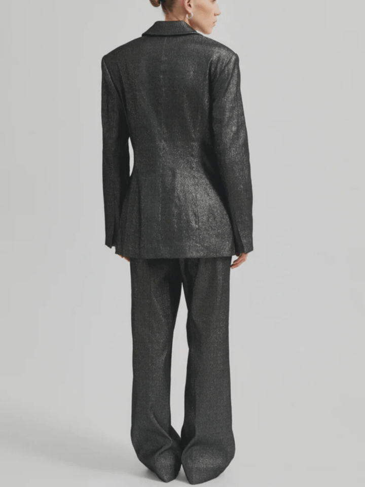 Second Female Sort - Sølv Rave Bukser XS Second Female