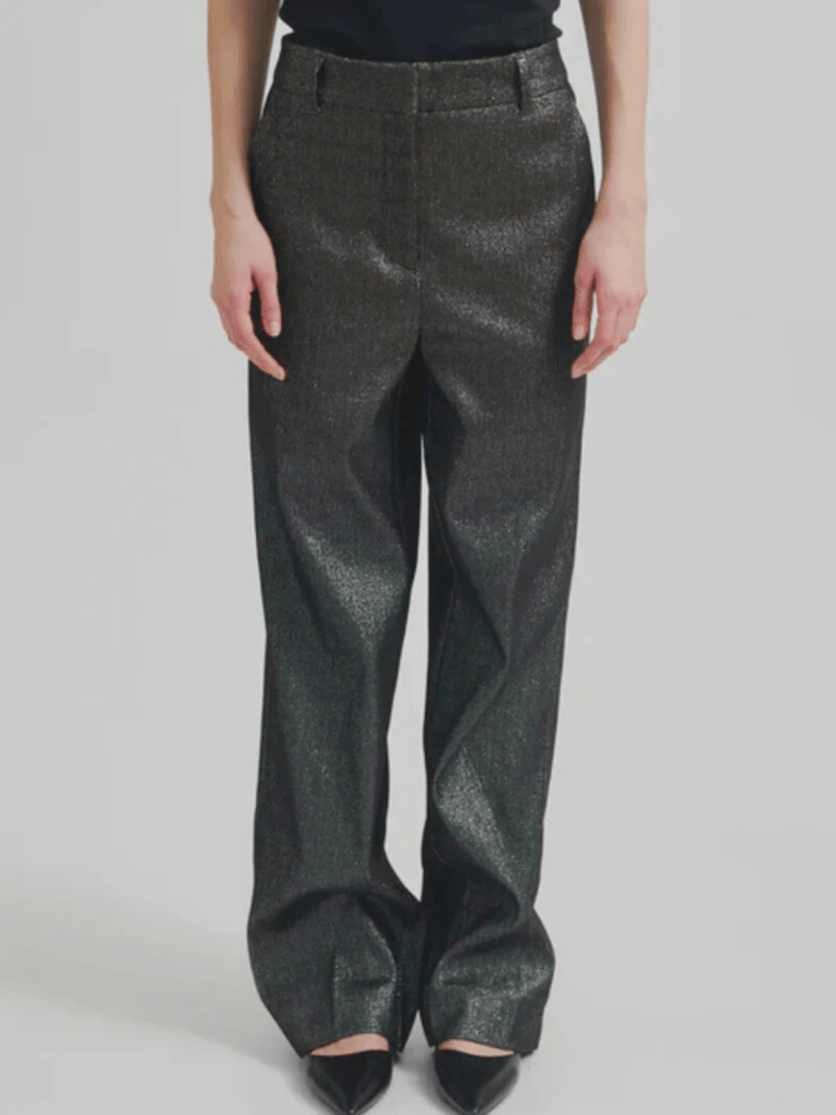 Second Female Sort - Sølv Rave Bukser XS Second Female