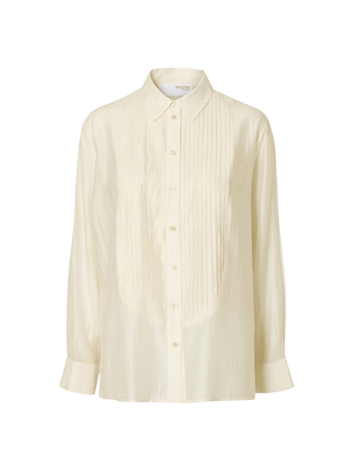 Selected Beige Skjorte 34/XS Selected