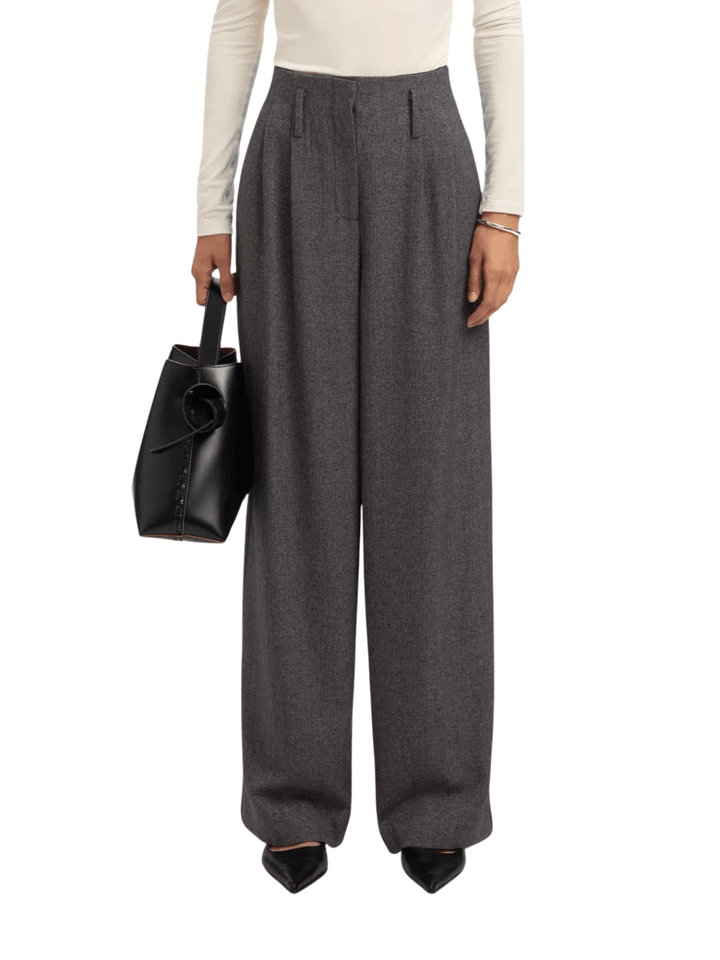 Selected Grå Camilla Bukser 34 Selected