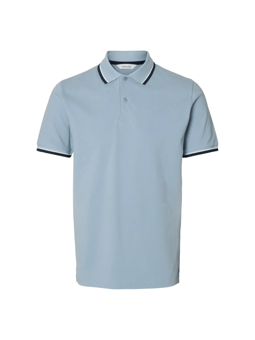Selected Homme Lyseblå Atlas Sport Polo Lyseblå Selected