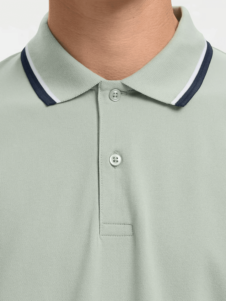 Selected Homme Mintgrøn Atlas Sport Polo Lysegrøn Selected