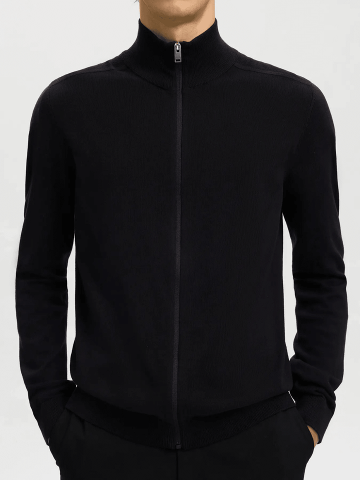 Selected Homme Sort Berg strik cardigan M Selected