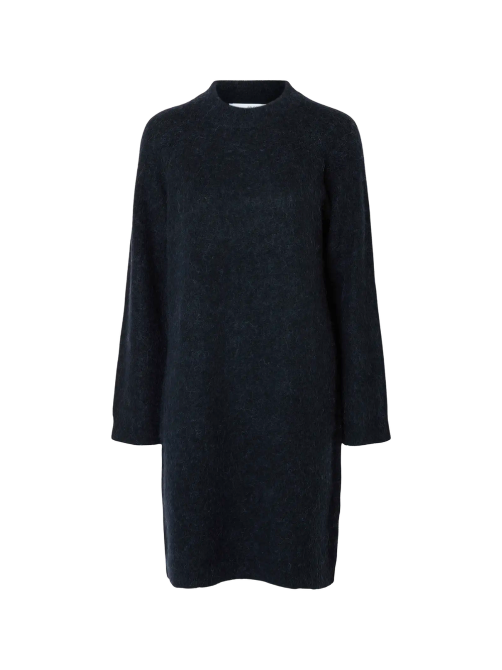 Selected sort strikkjole. Holder dig varm på kølige dage.