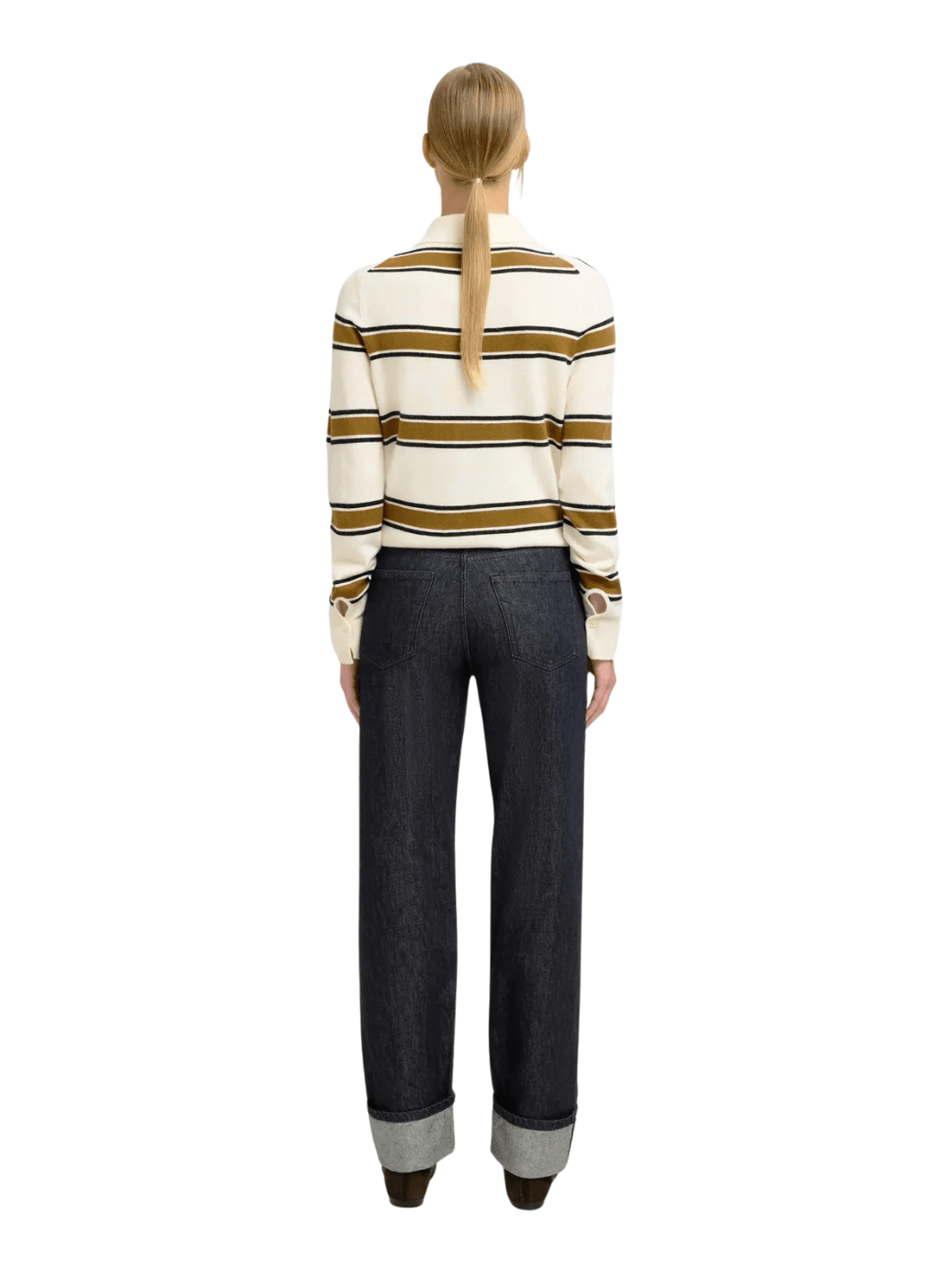 Selected Sorte Straight Denim Jeans Til Damer 25/32 Selected