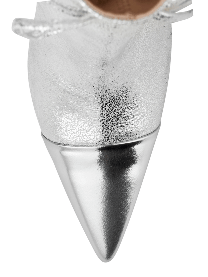 Sølvfarvet Custommade Amanda Støvlet 36 Custommade