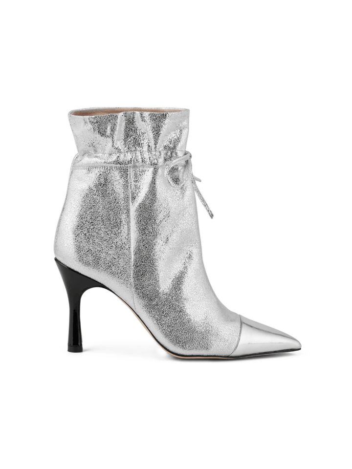 Sølvfarvet Custommade Amanda Støvlet 36 Custommade