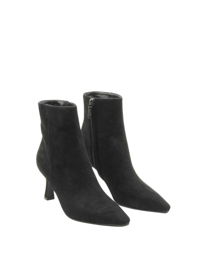 Sort Apair Elora Halvstøvle Med 7cm Hæl 35 Apair