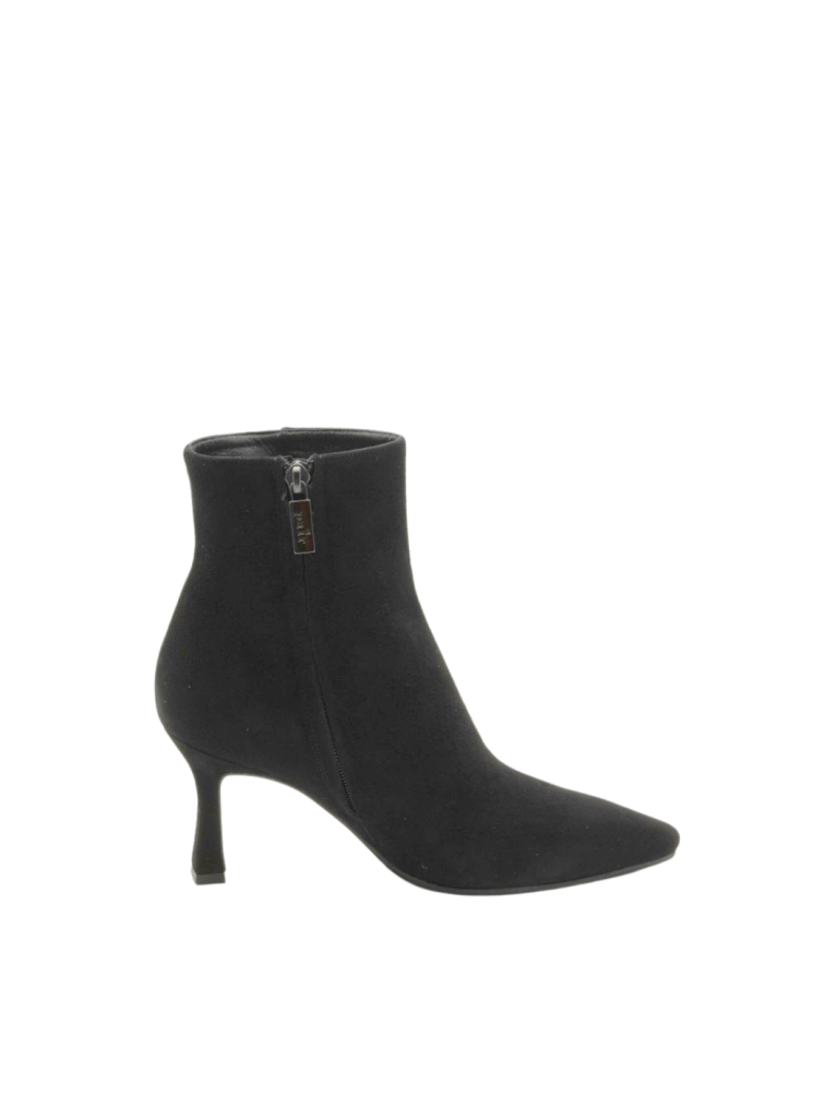 Sort Apair Elora Halvstøvle Med 7cm Hæl 35 Apair