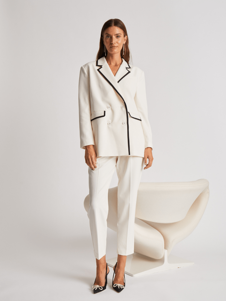 Sort Ayanna Custommade Satin Stilet Med Perlesløjfe 36 Custommade