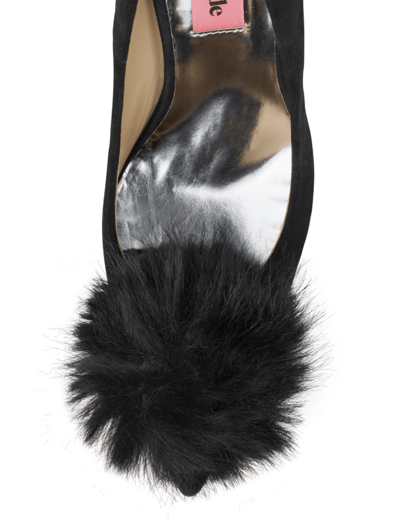 Sort Custommade Aljo Stilet i Ruskind 36 Custommade