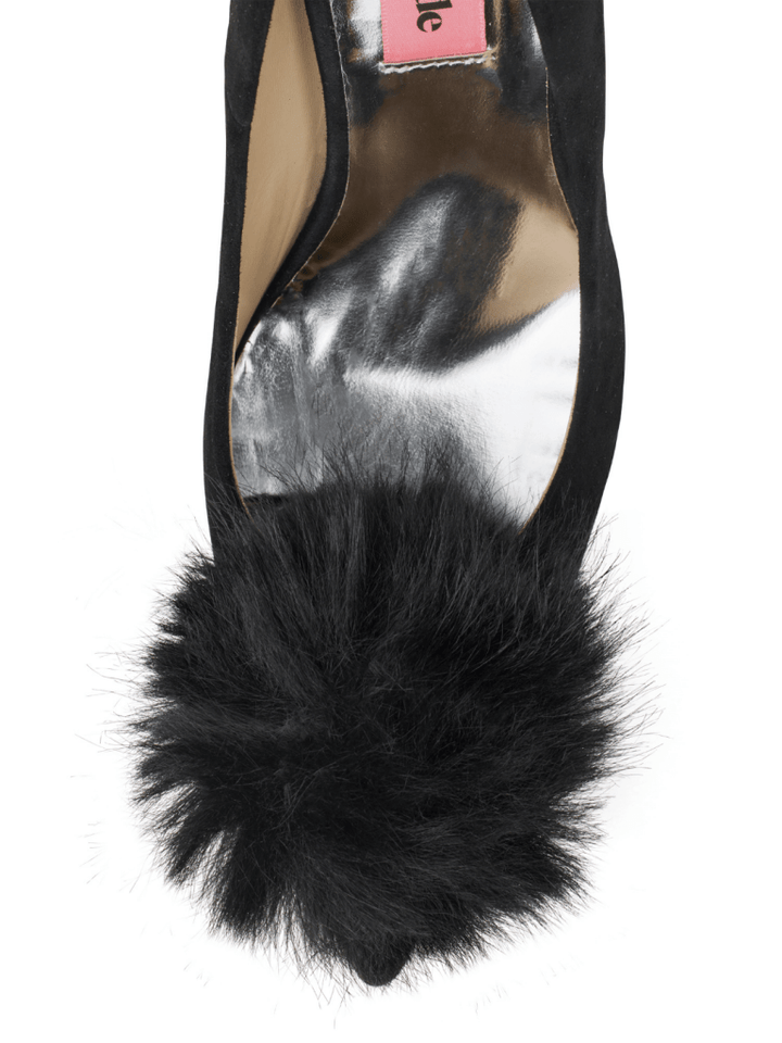 Sort Custommade Aljo Stilet i Ruskind 36 Custommade