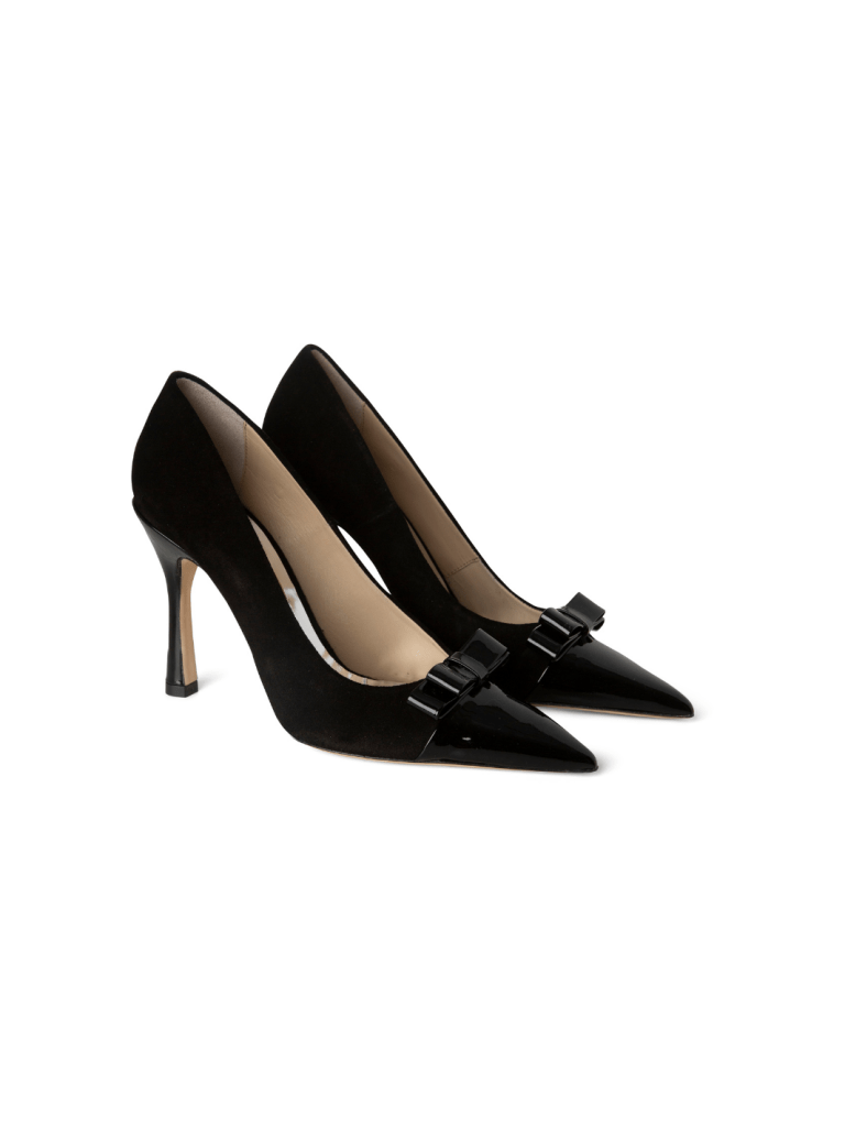 Sort Custommade Awa Stilet i Ruskind 36 Custommade