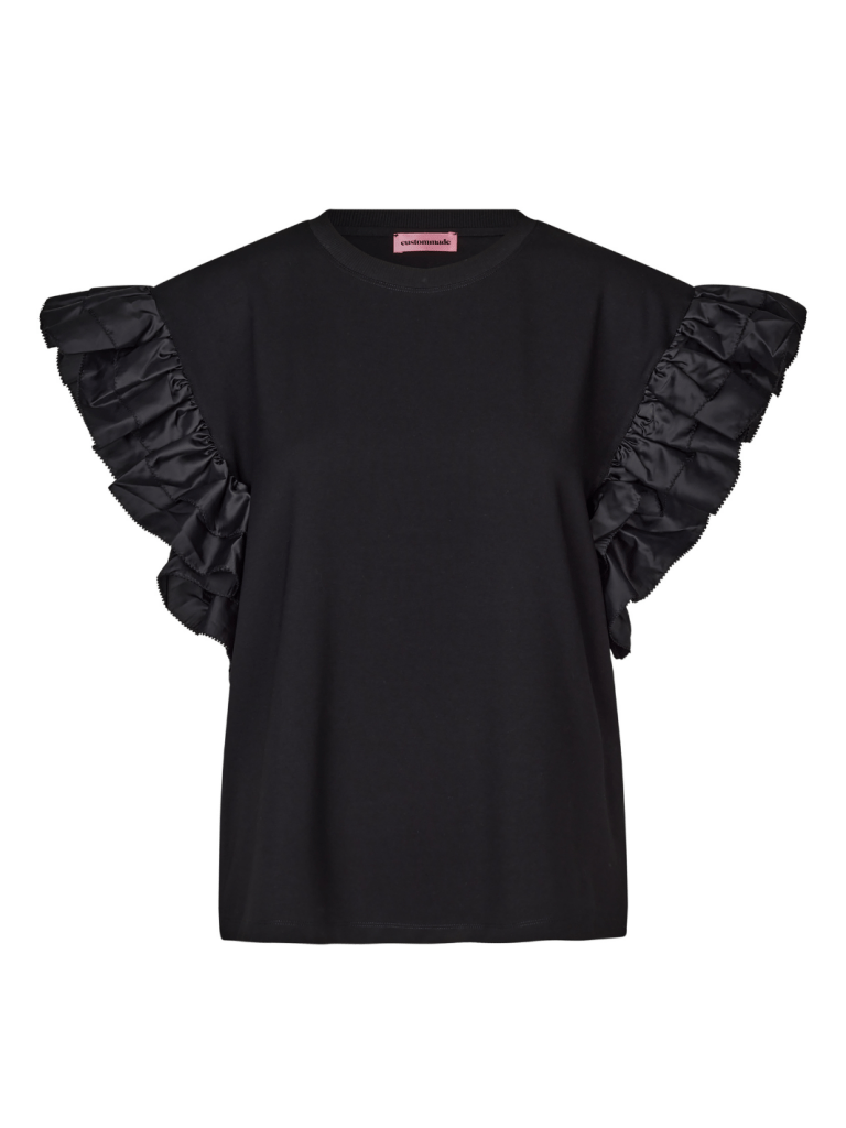 Sort Custommade Moniq T-Shirt 34/XS Custommade