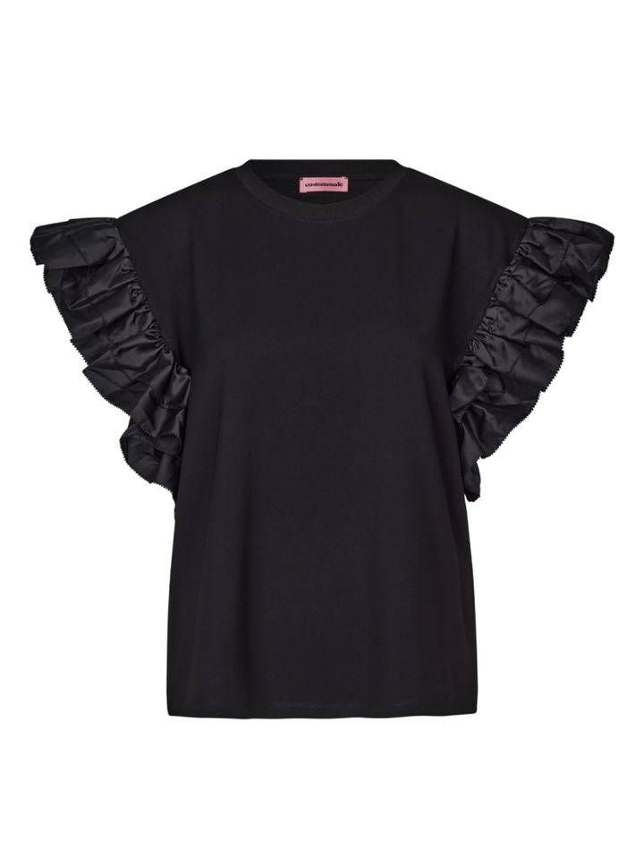 Sort Custommade Moniq T-Shirt 34/XS Custommade