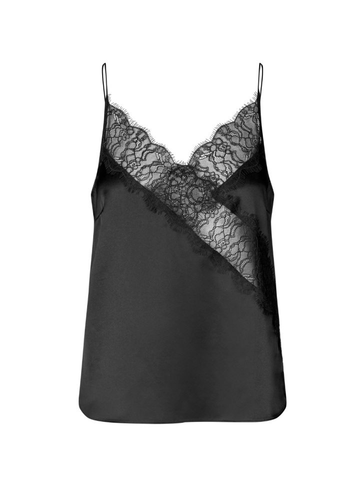 Sort Custommade Yazmira Silke Top 34/XS Custommade