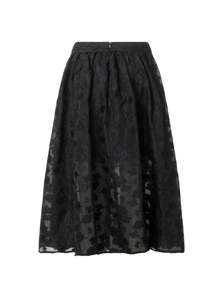 Sort Mønstret Ryana Custommade nederdel 34/XS Custommade