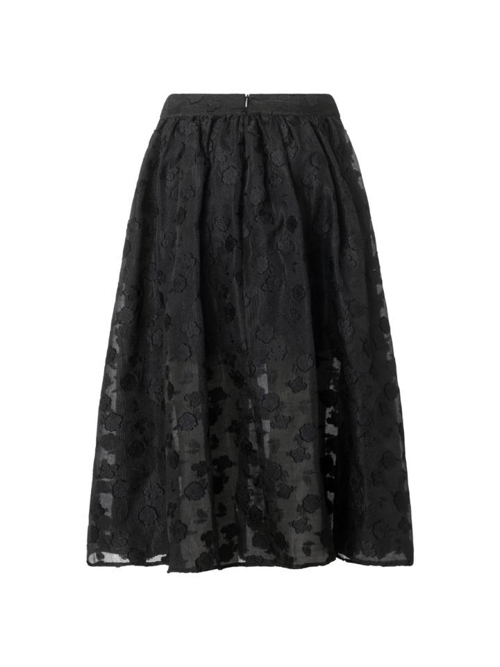 Sort Mønstret Ryana Custommade nederdel 34/XS Custommade