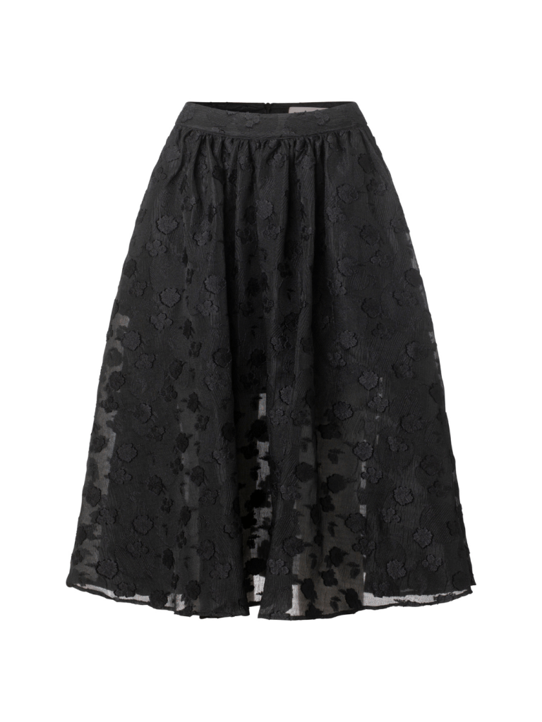 Sort Mønstret Ryana Custommade nederdel 34/XS Custommade