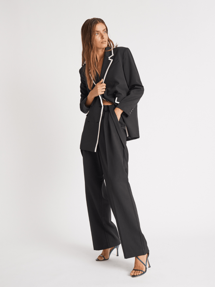 Sort Oversized Falippa Custommade Blazer 34/XS Custommade