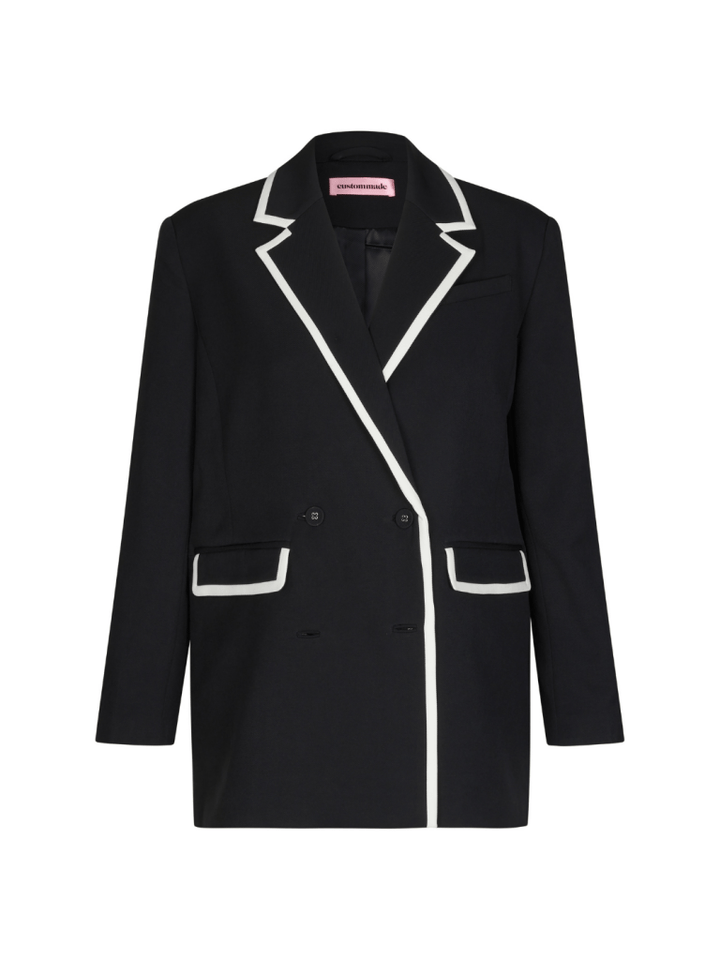 Sort Oversized Falippa Custommade Blazer 34/XS Custommade