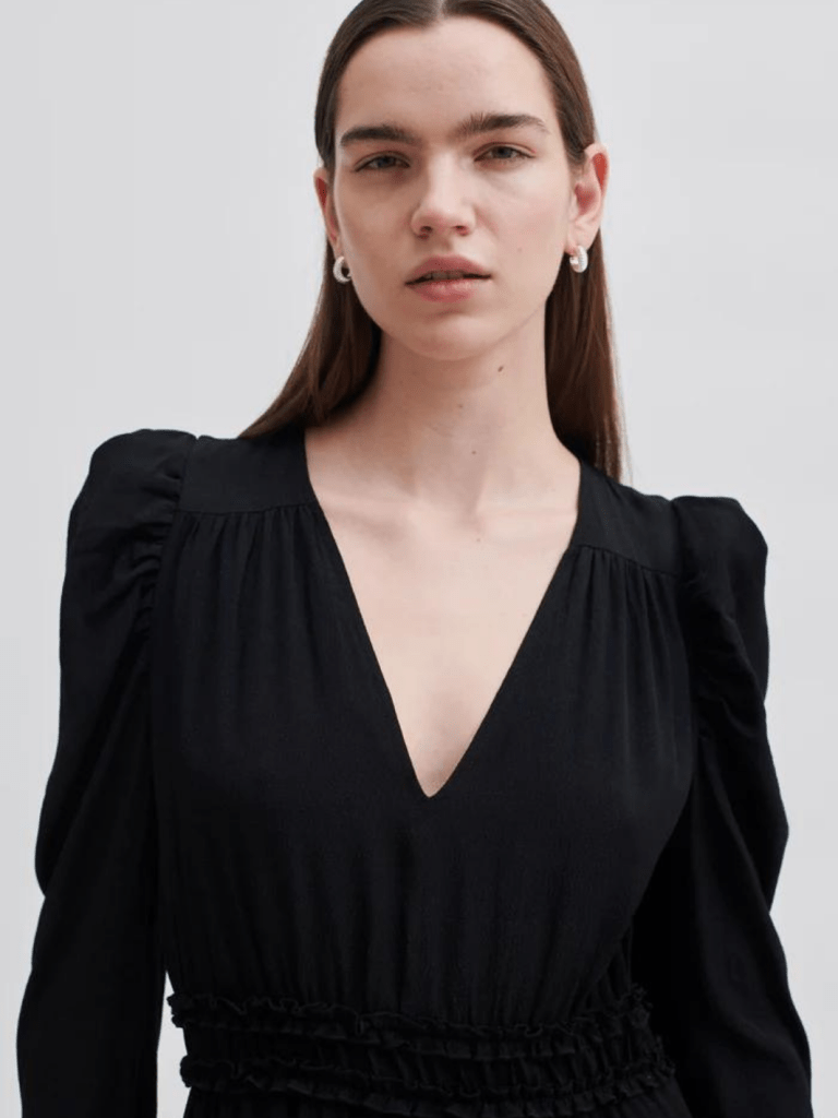 Sort Second Female Heavenly Kjole XS Second Female