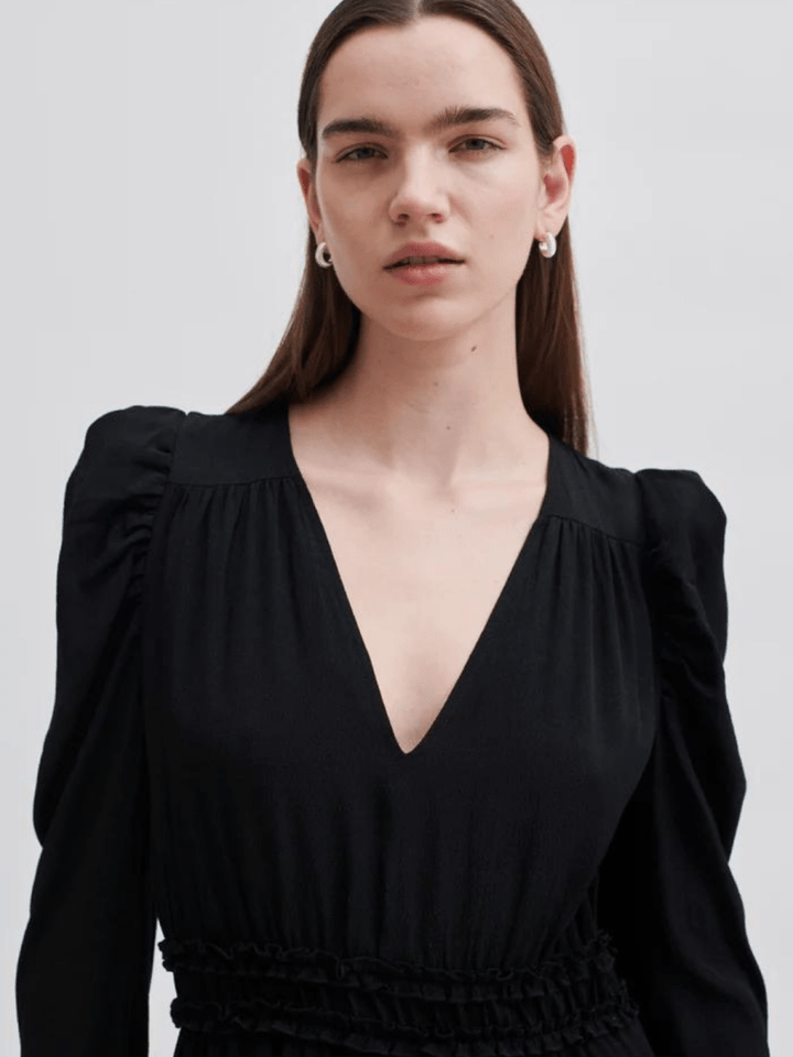 Sort Second Female Heavenly Kjole XS Second Female