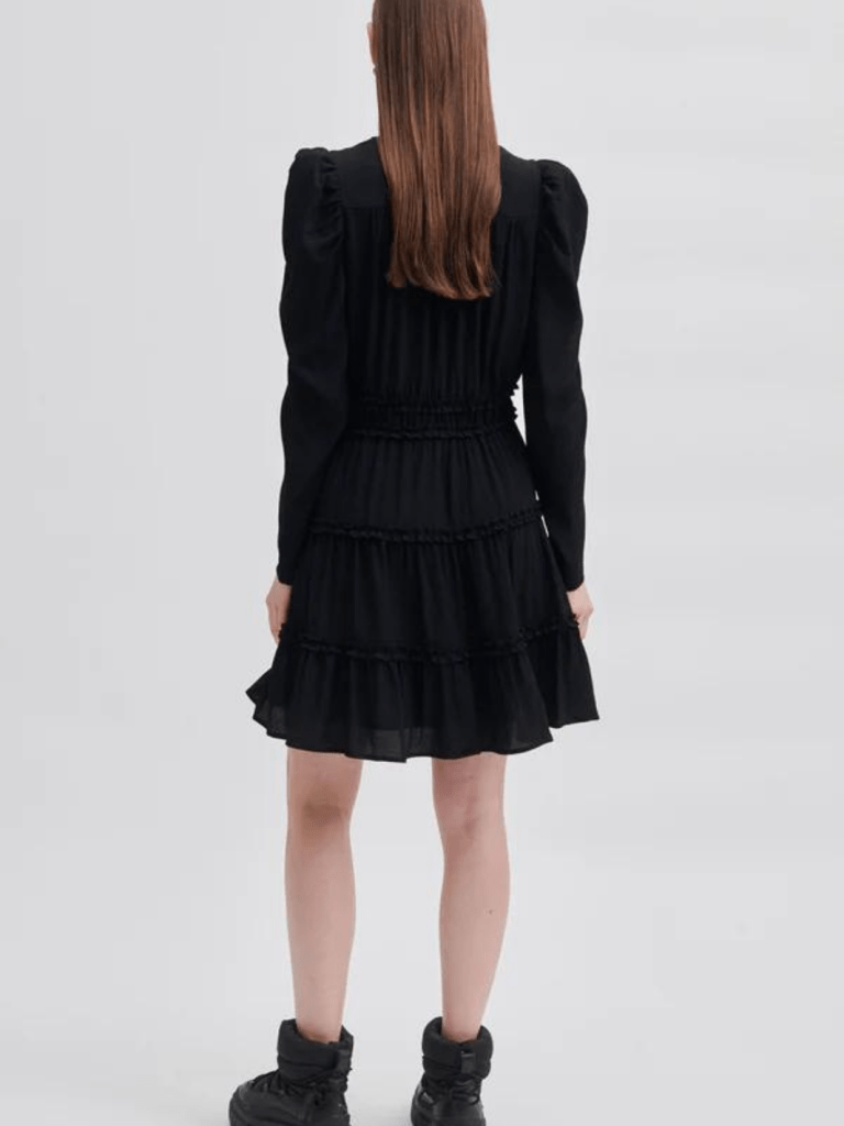 Sort Second Female Heavenly Kjole XS Second Female