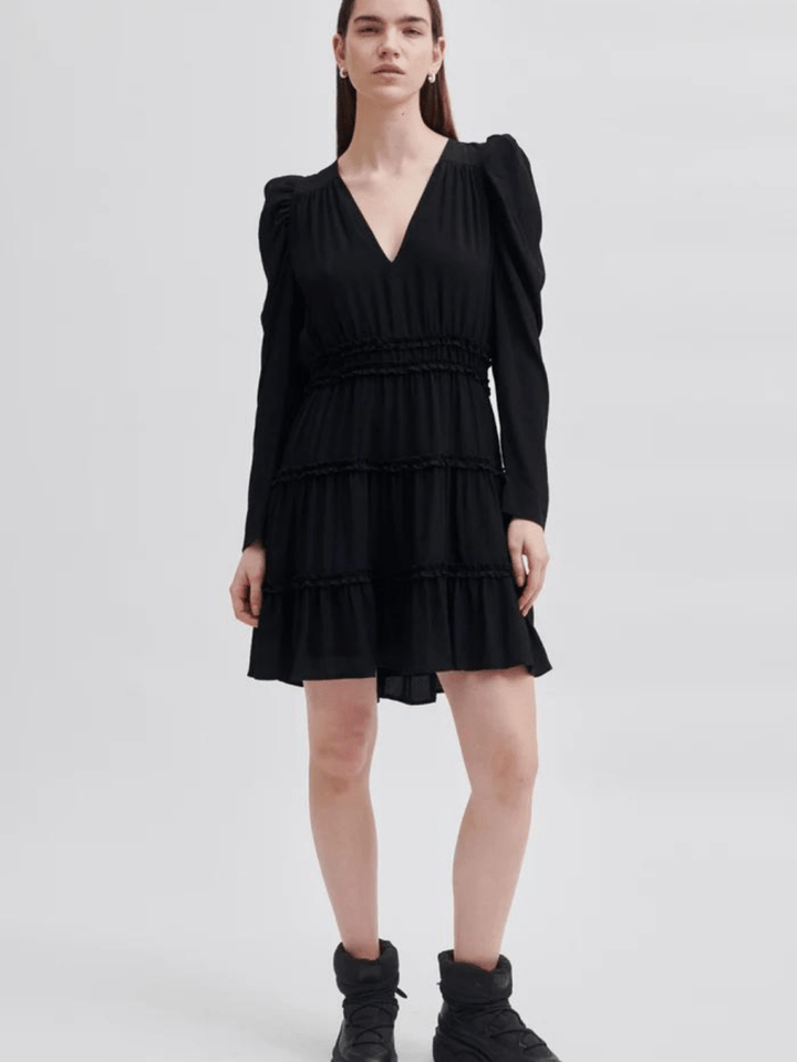 Sort Second Female Heavenly Kjole XS Second Female