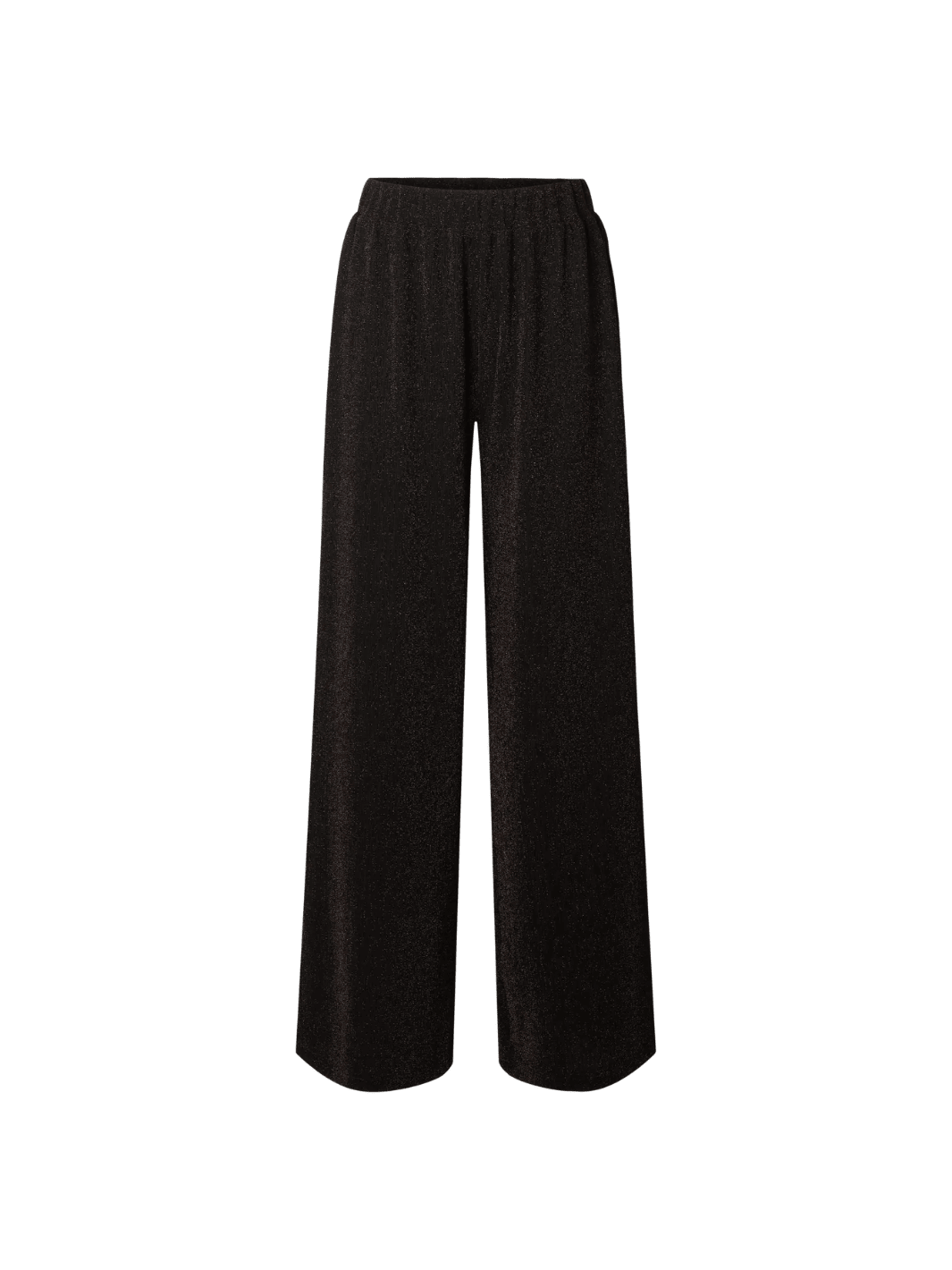 Sorte Brede Shiny Selected Femme Bukser 34/XS Selected