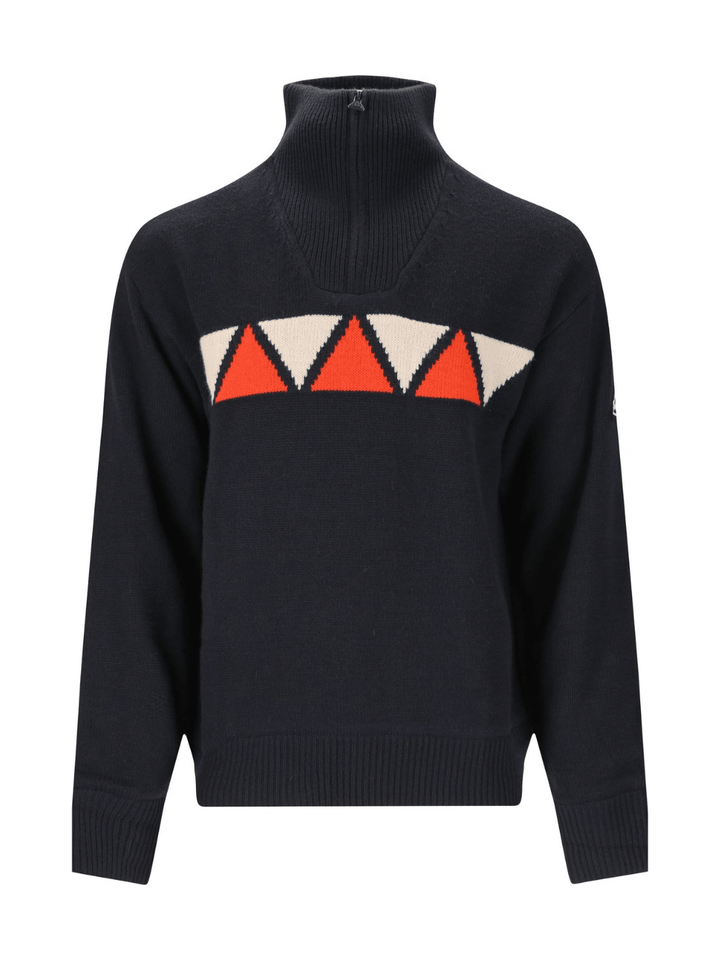SOS Aboda Unisex Windbreaker Mørkeblå Med Orange Og Hvid XS SOS Sportgroup
