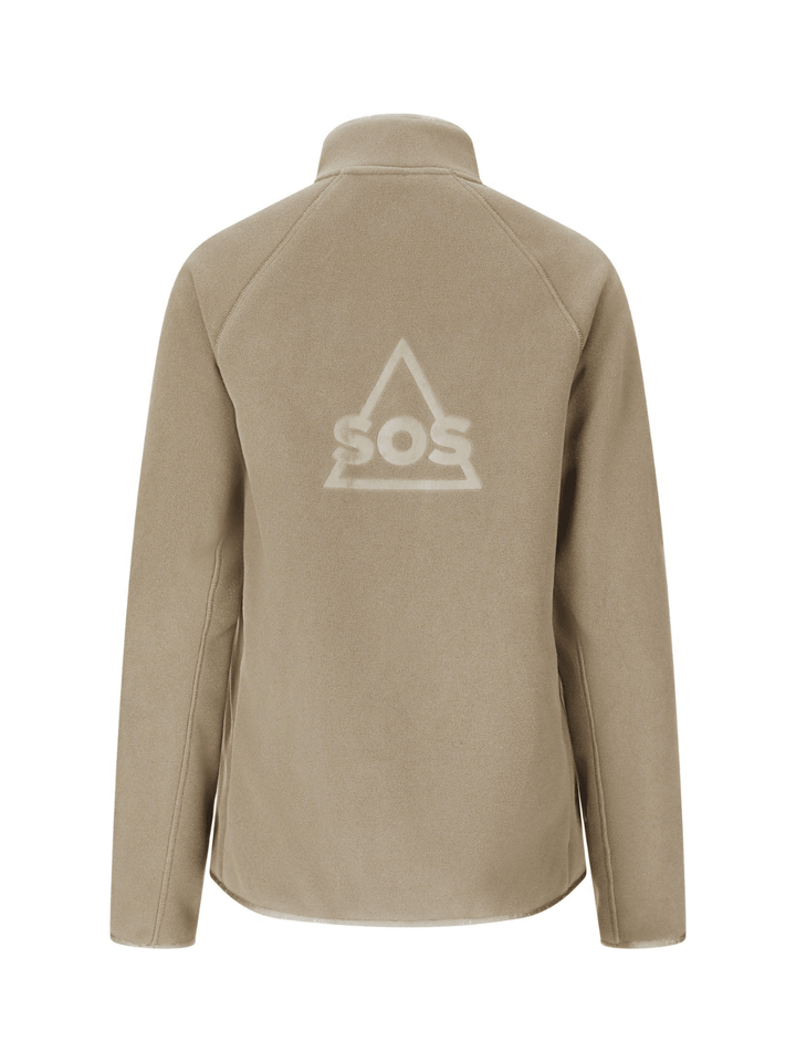 SOS Beige Munson Gennemlynet Damefleece XS SOS Sportgroup