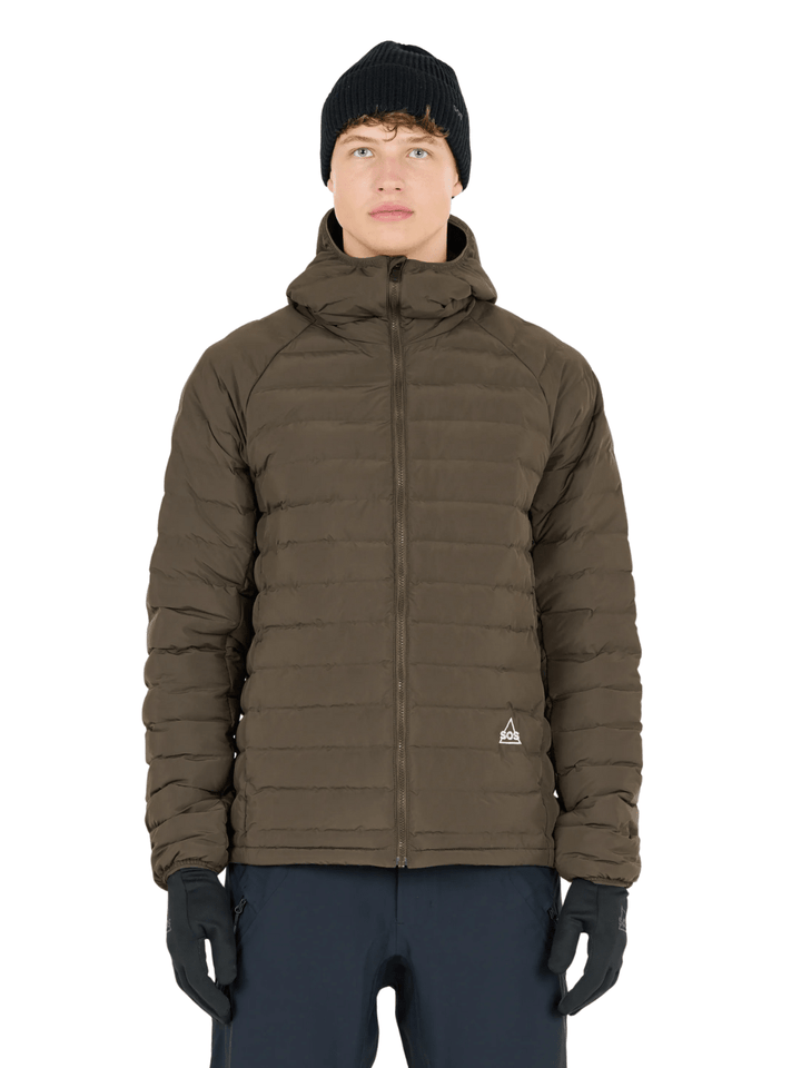 SOS Brun Furano Isoleret Herre Jakke S SOS Sportgroup