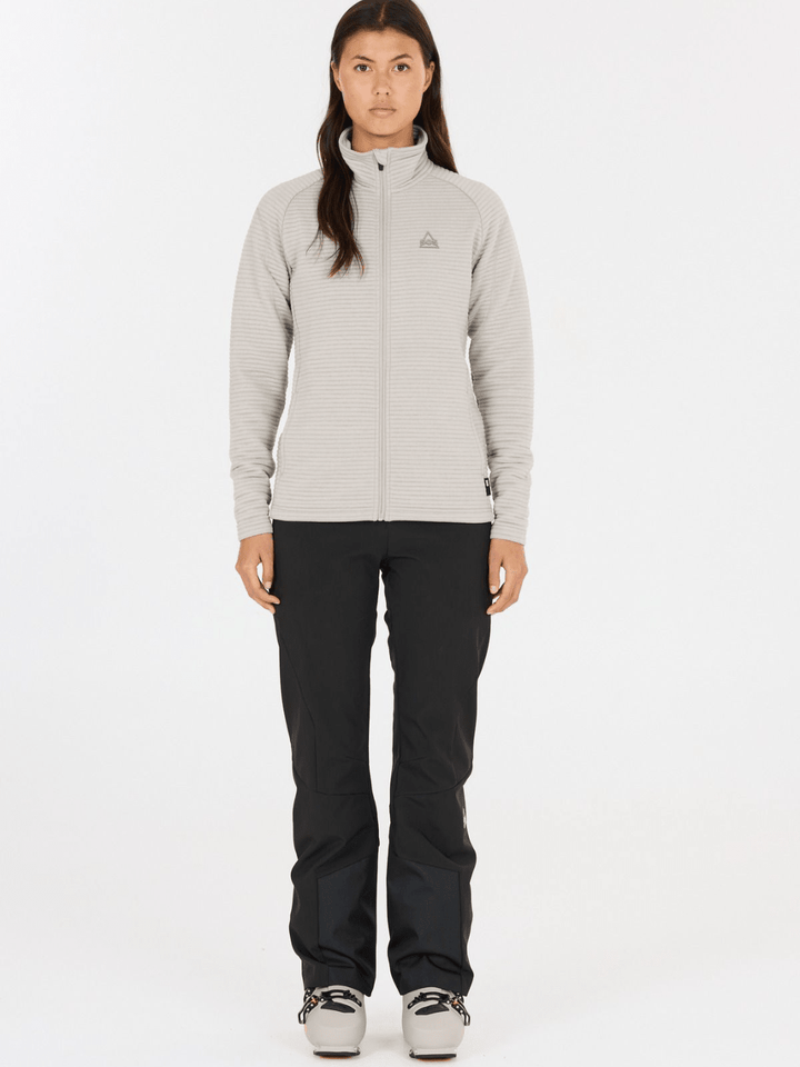 SOS Grå Muju Gennemlynet Dame Midlayer XS SOS Sportgroup