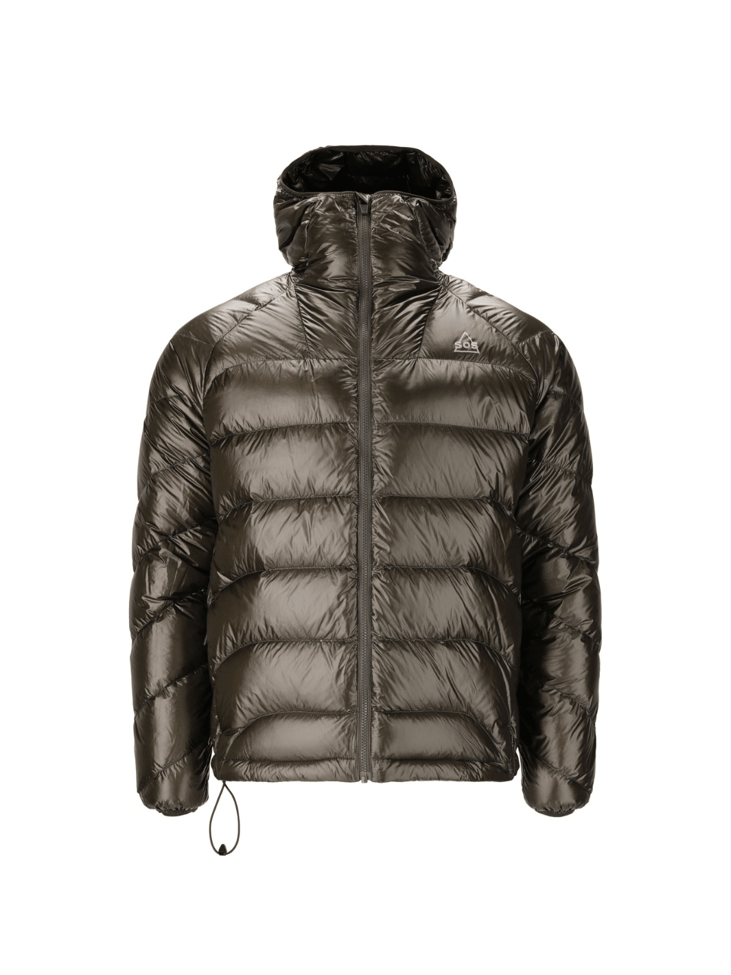 SOS Mørk Armygrøn Makalu Unisex Letvægts Dunjakke XXS SOS Sportgroup