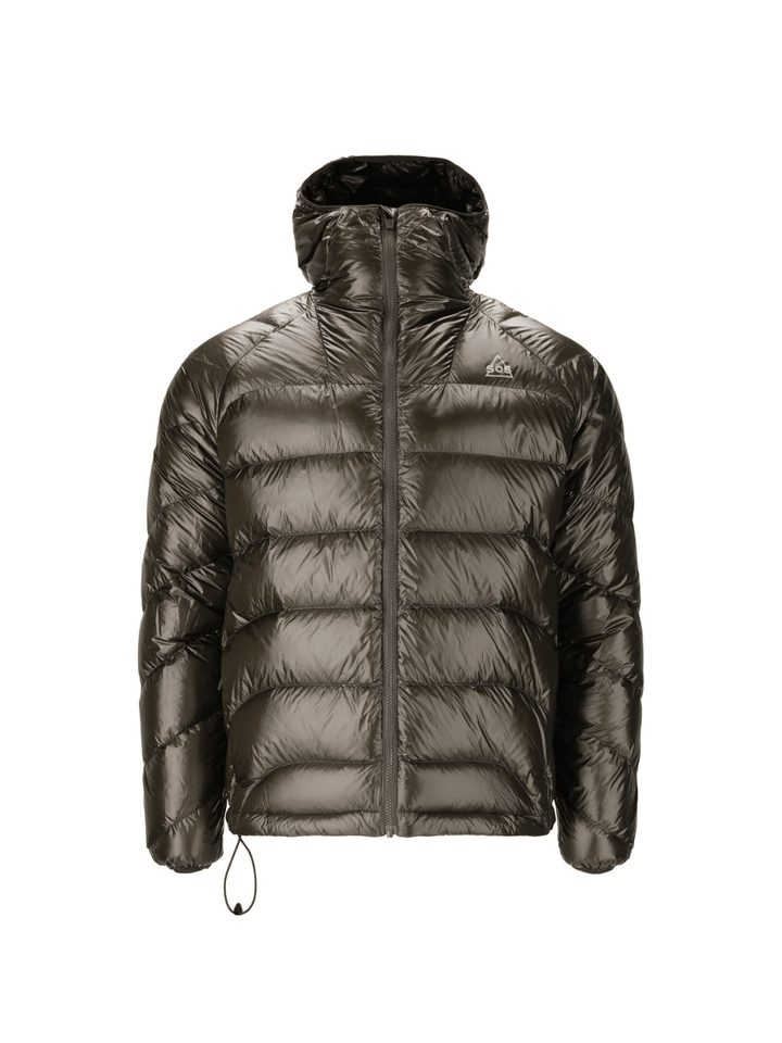 SOS Mørk Armygrøn Makalu Unisex Letvægts Dunjakke XXS SOS Sportgroup