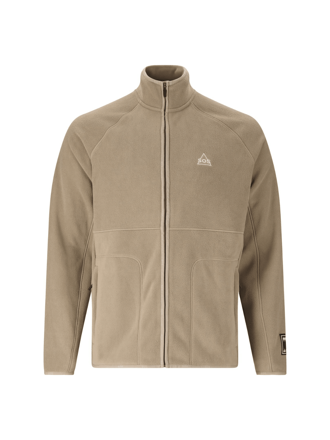 SOS Munson Fleece - Beige Herre Fleecejakke S SOS Sportgroup